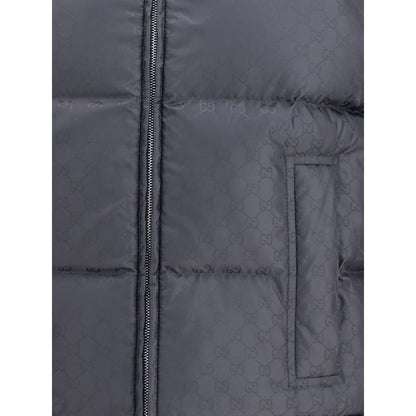 Gucci Black Wool Sleveless Jacket