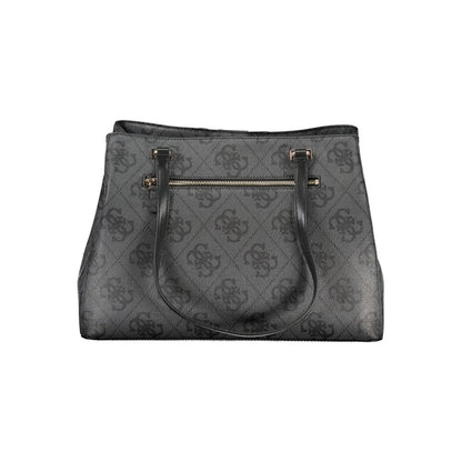 Guess Jeans Nero Poliuretano Women's Handbag