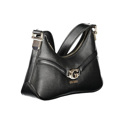 Guess Jeans Nero Poliuretano Women Shoulder Bag