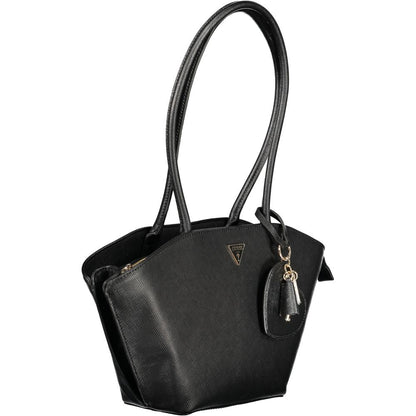 Guess Jeans Black Polyethylene Handbag