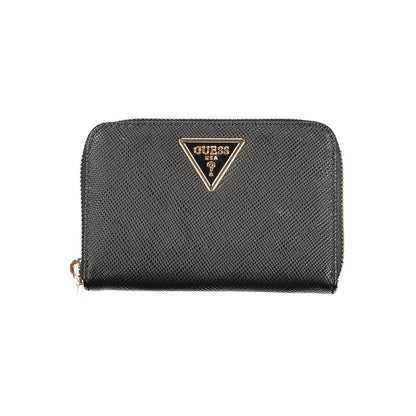 Guess Jeans Nero Poliuretano Women Wallet