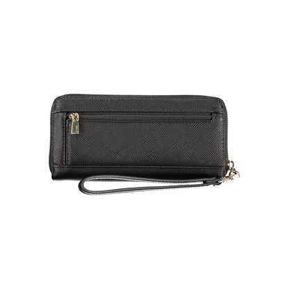 Guess Jeans Black Polyurethane Women's Wallet