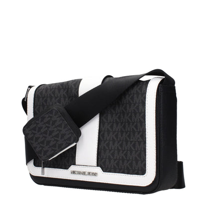 Michael Kors Black Fabric Crossbody Bag