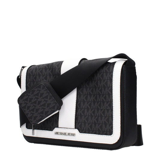 Michael Kors Black Fabric Crossbody Bag