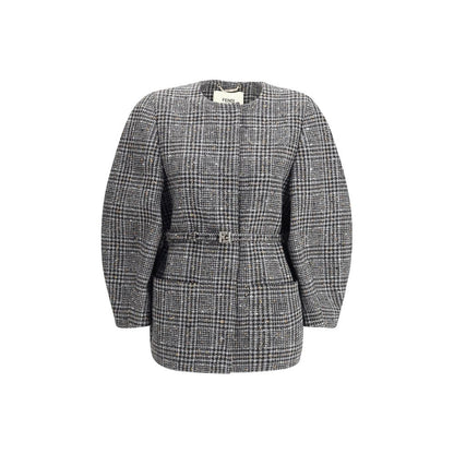Fendi Gray Fleece Wool Clothing