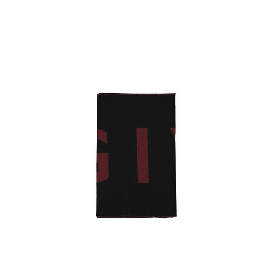 Givenchy Black Virgin Wool Scarf