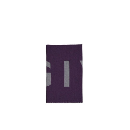 Givenchy Purple Virgin Wool Scarf