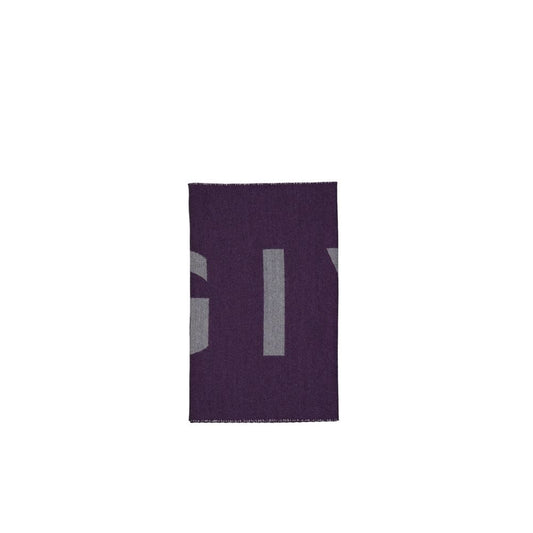 Givenchy Purple Virgin Wool Scarf