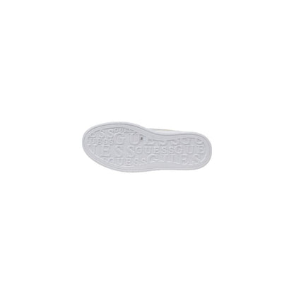 Guess White Polyethylene Platform Pumps