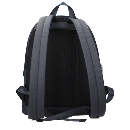 Michael Kors Blue Fabric Backpack