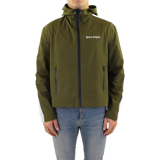 Palm Angels Green Polyethylene Shell Jacket