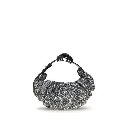 Diesel Silver Cotton Shoulder Bag