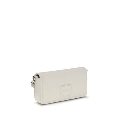 Marc Jacobs White Calf Leather Bos Taurus Shoulder Bag