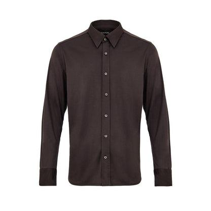 Tom Ford Brown Silk Shirt