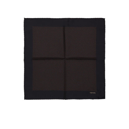 Tom Ford Black Silk Pocket Square