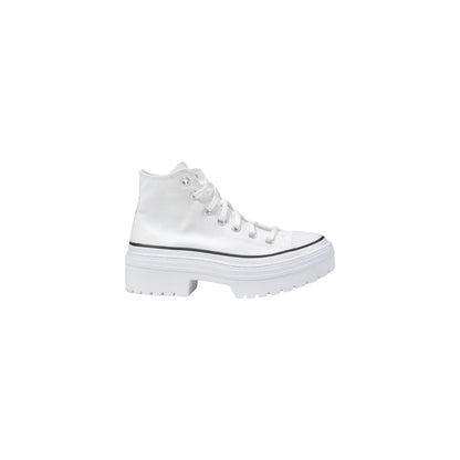 Converse White Fabric Chunky Sneakers