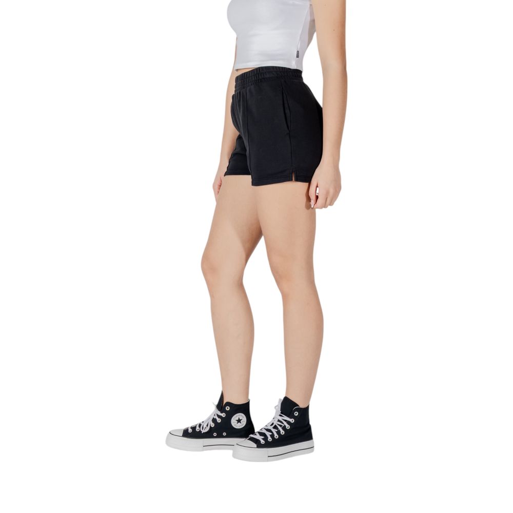 Converse Black Cotton Bermuda Shorts
