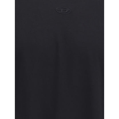 Diesel Black Cotton T-Shirt