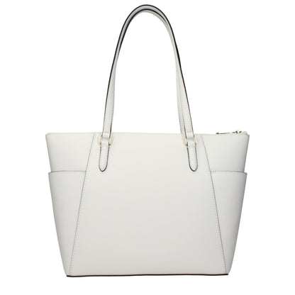 Michael Kors White Leather Shoulder Bag