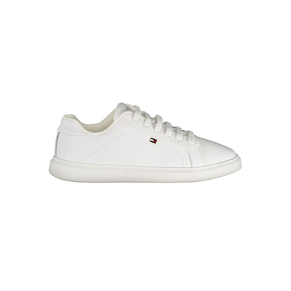 Tommy Hilfiger White Polyester Sneaker