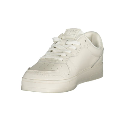 Tommy Hilfiger White Polyester Sneaker