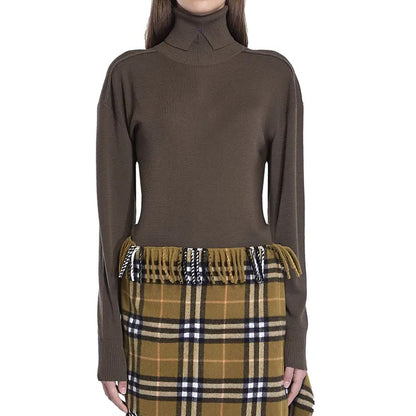 Burberry Brown Wool Sweatshirt