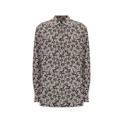 Tom Ford Green Cotton Pattern Shirt