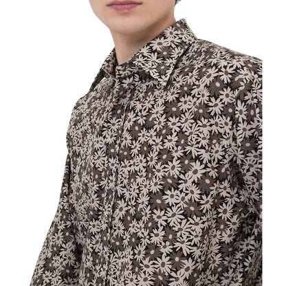 Tom Ford Green Cotton Pattern Shirt
