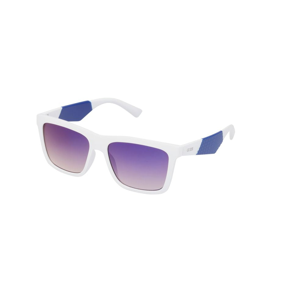 Guess White Resin Sunglasses