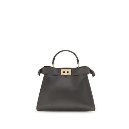 Fendi Brown Calf Leather Bos Taurus Handbag