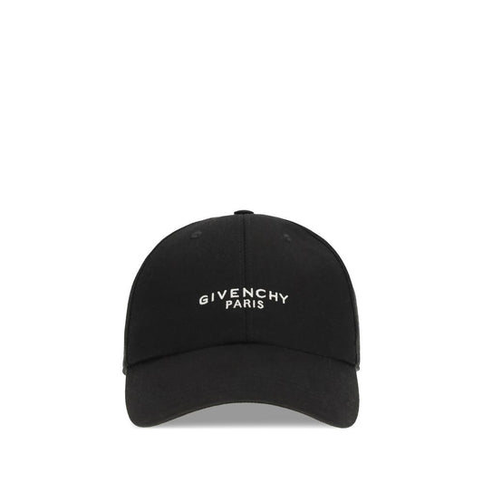 Givenchy Black Cotton Cap (Baseball Hat)