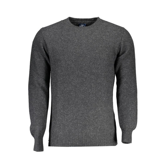 North Sails Grigio Wool Men Sweater