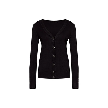 Guess Black Viscose Cardigan