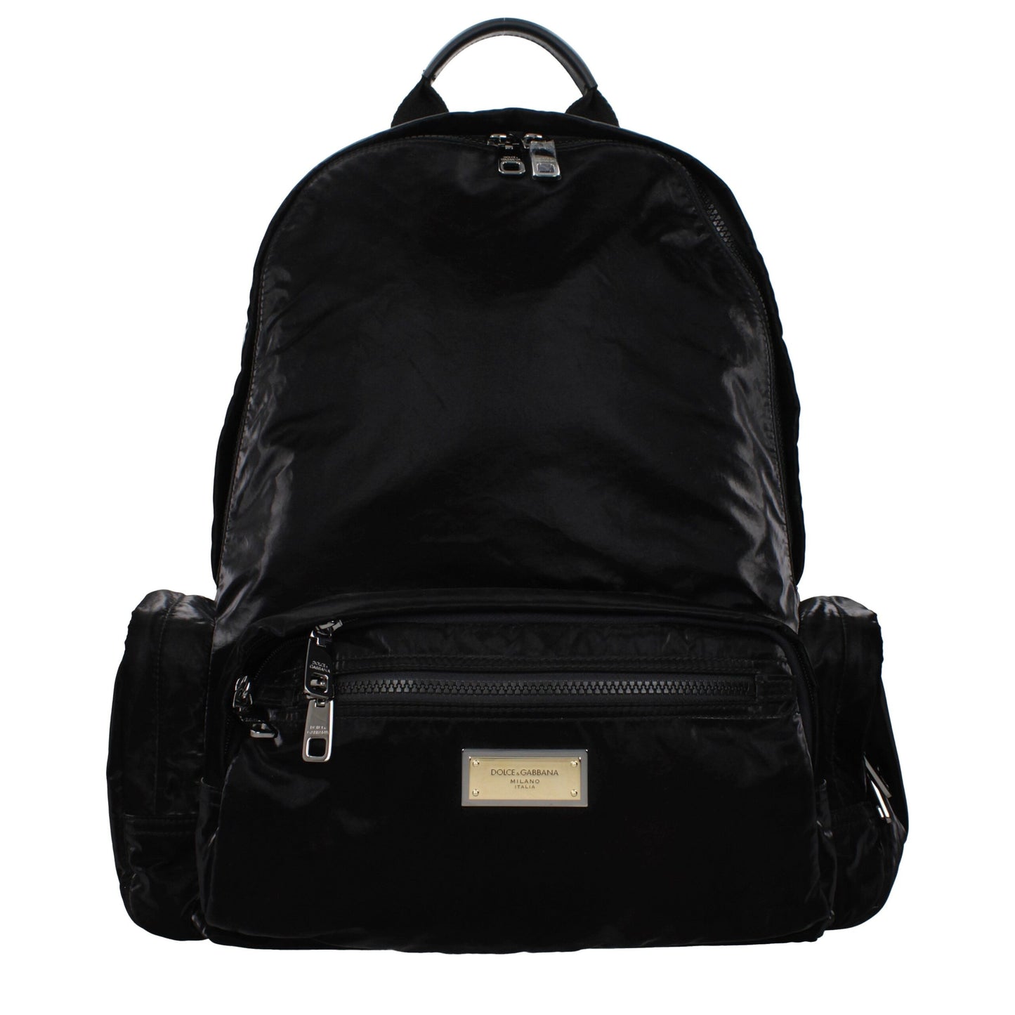 Dolce & Gabbana Black Nylon Backpack