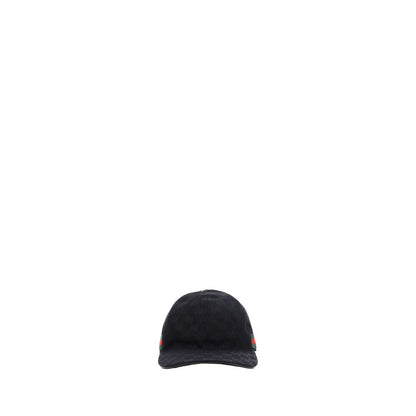 Gucci Black Cotton Cap (Baseball Hat)
