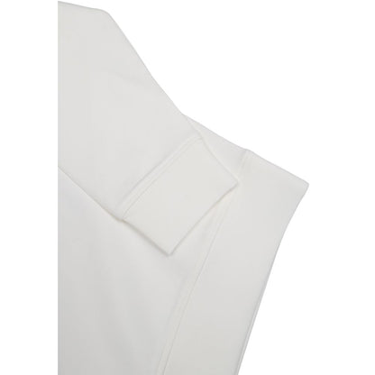 Emporio Armani White Cotton Sweatshirt