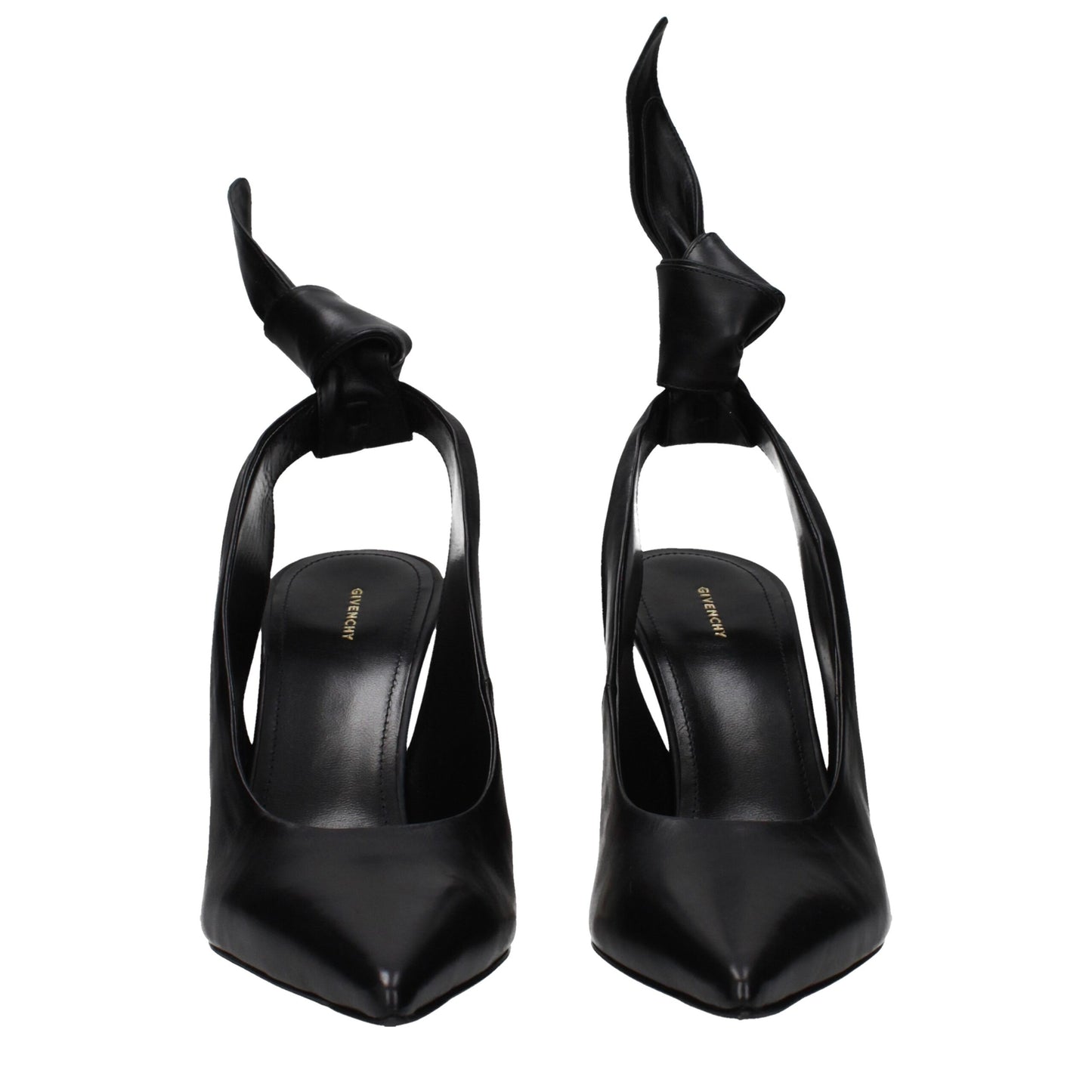 Givenchy Black Leather High Heel Pumps