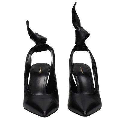 Givenchy Black Leather High Heel Pumps