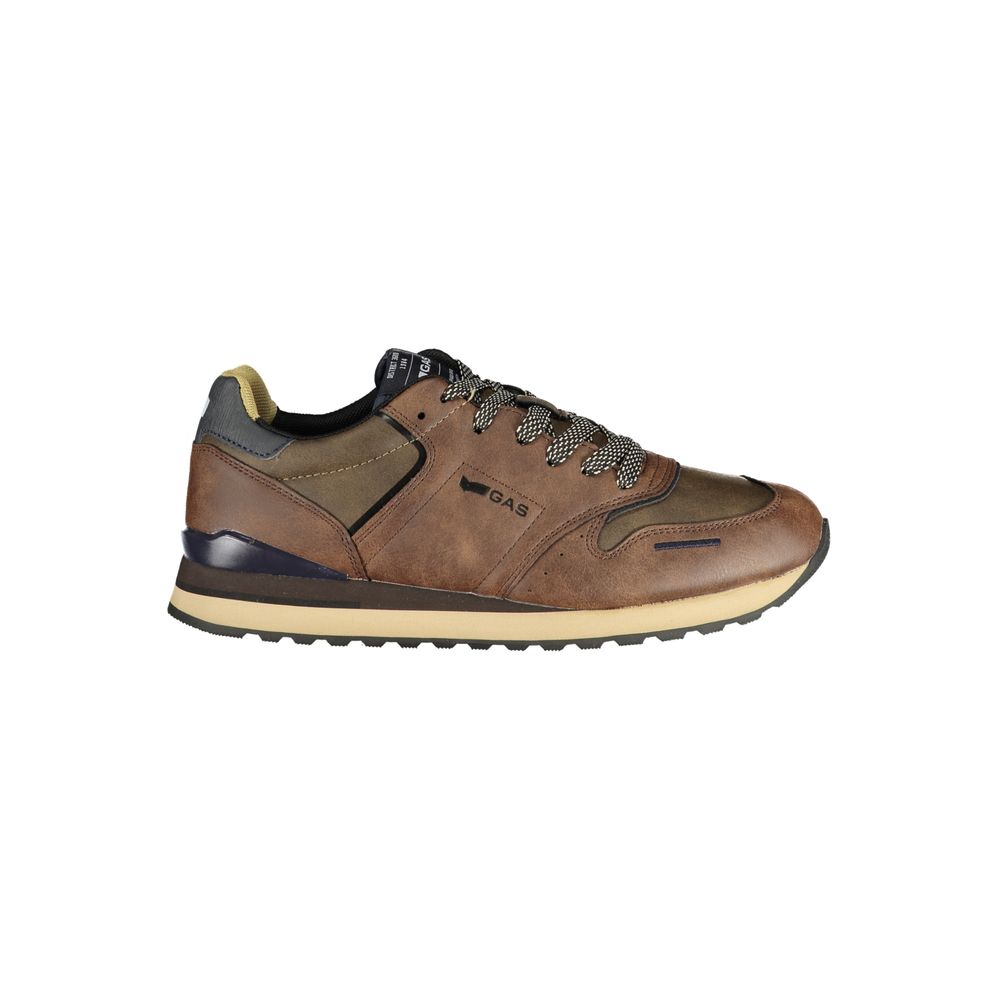 Gas Marrone Poliuretano Mens Sneaker