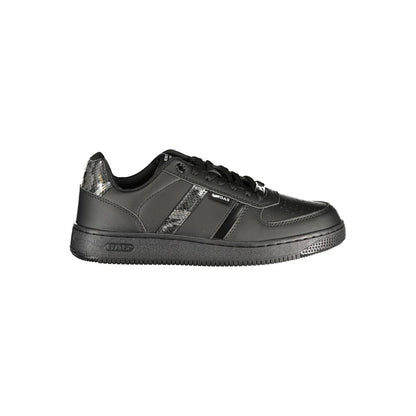 Gas "Black Polyurethane Women's Sneaker"