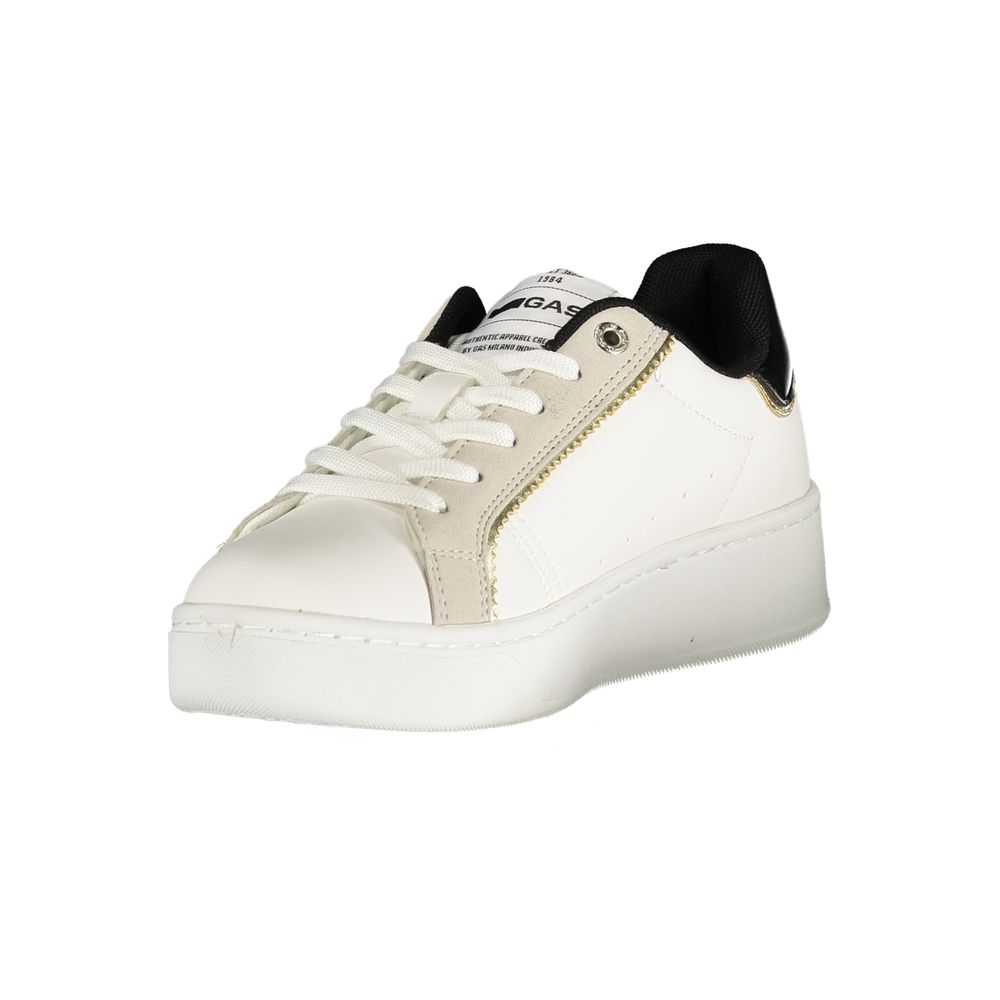 Gas White Polyurethane Women Sneaker