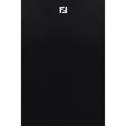 Fendi Black Cotton T-Shirt