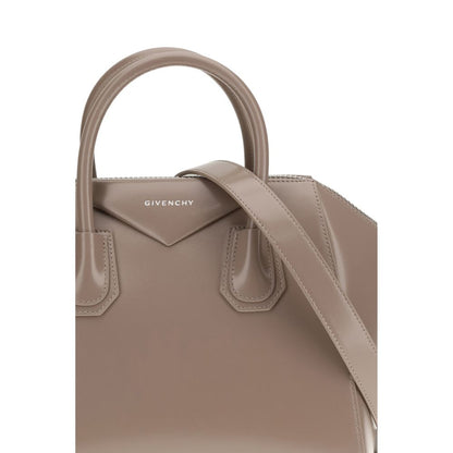 Givenchy Gray Calf Leather Bos Taurus Shoulder Bag