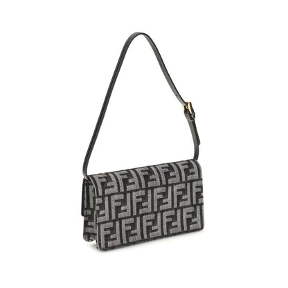 Fendi Blue Cotton Wallet