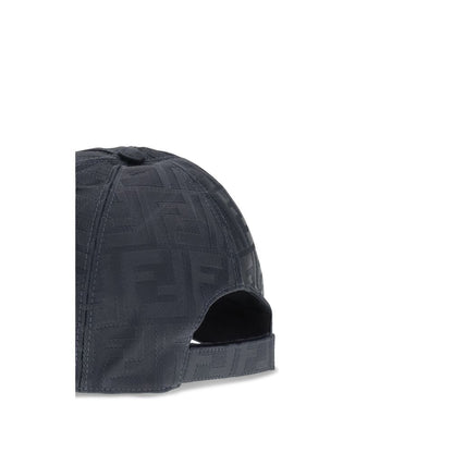 Fendi Blue Polyamide Cap (Baseball Hat)
