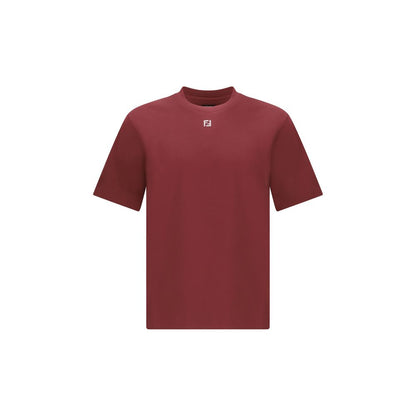 Fendi Bordeaux Cotton T-Shirt