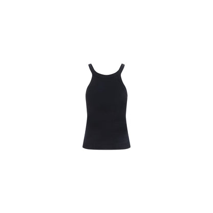 Fendi Black Cotton Tank Tops