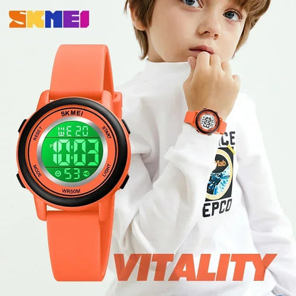 Sport Kids Watch Colorful Led Children Digital Wristwatches
