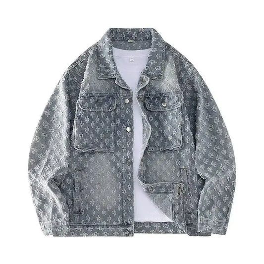 Men’s Casual Character-Print Jacket | Spring/Autumn