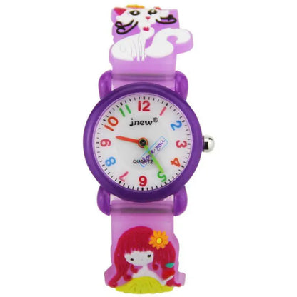 Children's Waterproof Transparent Quartz Watch